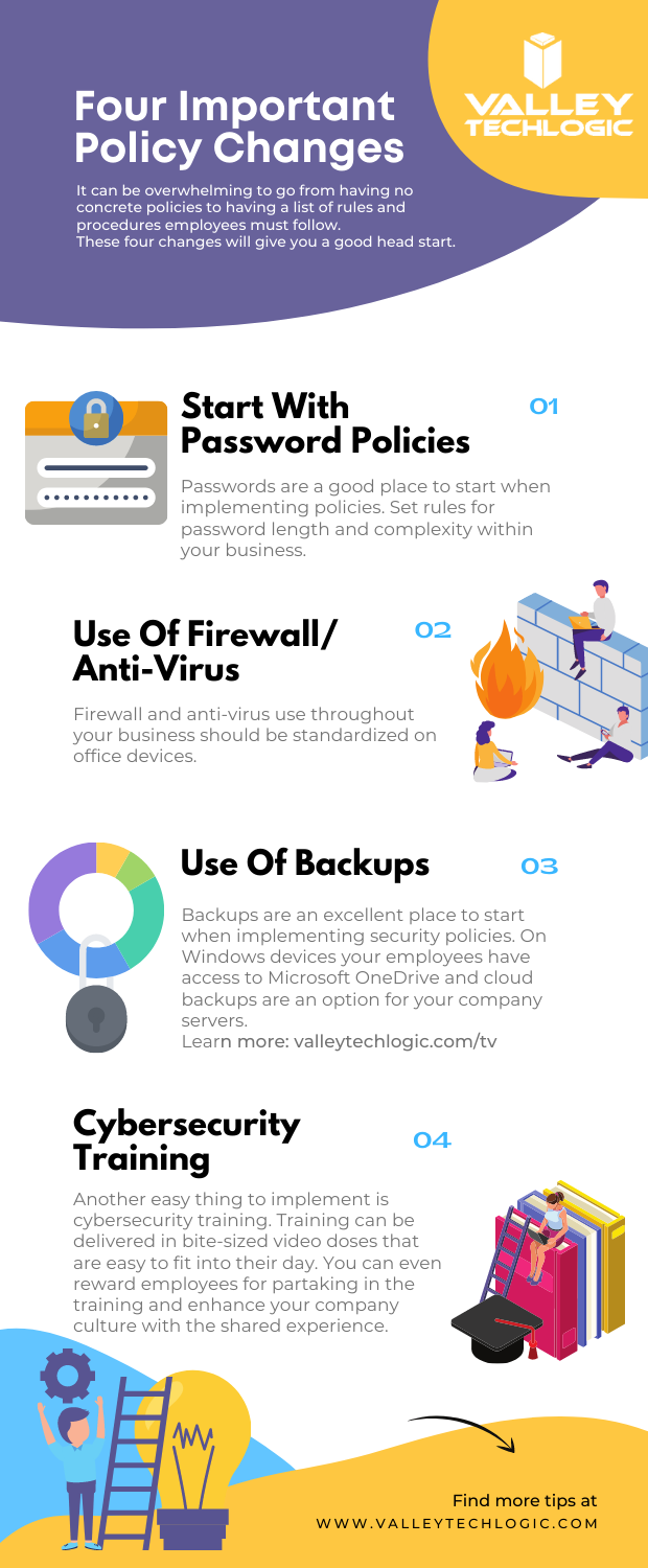 Four Policy Changes To Start With